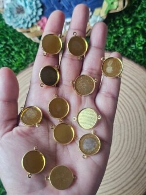 12PC BRACELET BEZEL SET - Golden